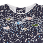 Baby Girl - Federica 100% Cotton Hand Embroidered Smocked Dress