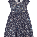 Girl - Federica 100% Cotton Hand Embroidered Smocked Dress