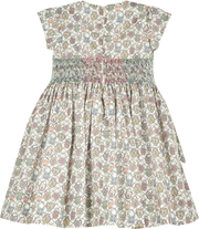 Baby Girl - Veronica Hand Embroidered Cotton Smocked Dress