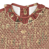 Girl - Alaia Cotton Midi Smocked Dress