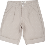 Boy - Damian Cotton Bermuda Shorts With Dots