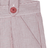 Boy - Oscar 100% Cotton Bermuda Shorts With Braces
