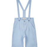 Boy - Oscar 100% Cotton Bermuda Shorts With Braces