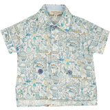 Baby Boy - Brian 100% Cotton Polo Shirt And Linen Bermuda Shorts Set