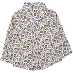 Baby Boy - Oliver 100% Cotton Classic Collar Shirt With Gala Prints