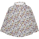 Baby Boy - Oliver 100% Cotton Classic Collar Shirt With Gala Prints