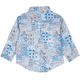 Baby Boy - Oliver 100% Cotton Classic Shirt with Geometrical Pattern