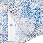 Baby Boy - Oliver 100% Cotton Classic Shirt with Geometrical Pattern