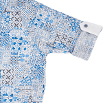 Baby Boy - Oliver 100% Cotton Classic Shirt with Geometrical Pattern