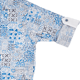 Baby Boy - Oliver 100% Cotton Classic Shirt with Geometrical Pattern