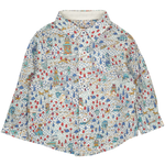Baby Boy - Oliver 100% Cotton Classic Collar Shirt With Playtime Prints