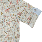 Baby Boy - Oliver 100% Cotton Classic Collar Shirt With Animal Prints