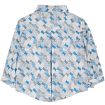 Baby Boy - Oliver 100% Cotton Classic Shirt with Geometrical Pattern