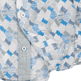 Baby Boy - Oliver 100% Cotton Classic Shirt with Geometrical Pattern