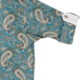 Boy - Oliver 100% Cotton Classic Collar Shirt With Floral Prints