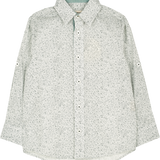 Boy - Oliver 100% Cotton Classic Collar Shirt With Floral Prints