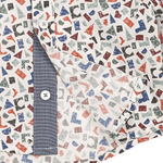 Baby Boy - Oliver 100% Cotton Classic Shirt with Geometrical Pattern