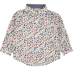 Baby Boy - Oliver 100% Cotton Classic Shirt with Geometrical Pattern