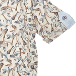 Baby Boy - Oliver 100% Cotton Classic Collar Shirt With Gala Prints