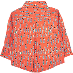 Baby Boy - Oliver 100% Cotton Classic Collar Shirt With Playtime Prints