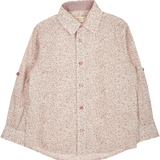 Boy - Oliver 100% Cotton Classic Collar Shirt With Floral Prints