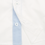#Herringbone White l Light Blue