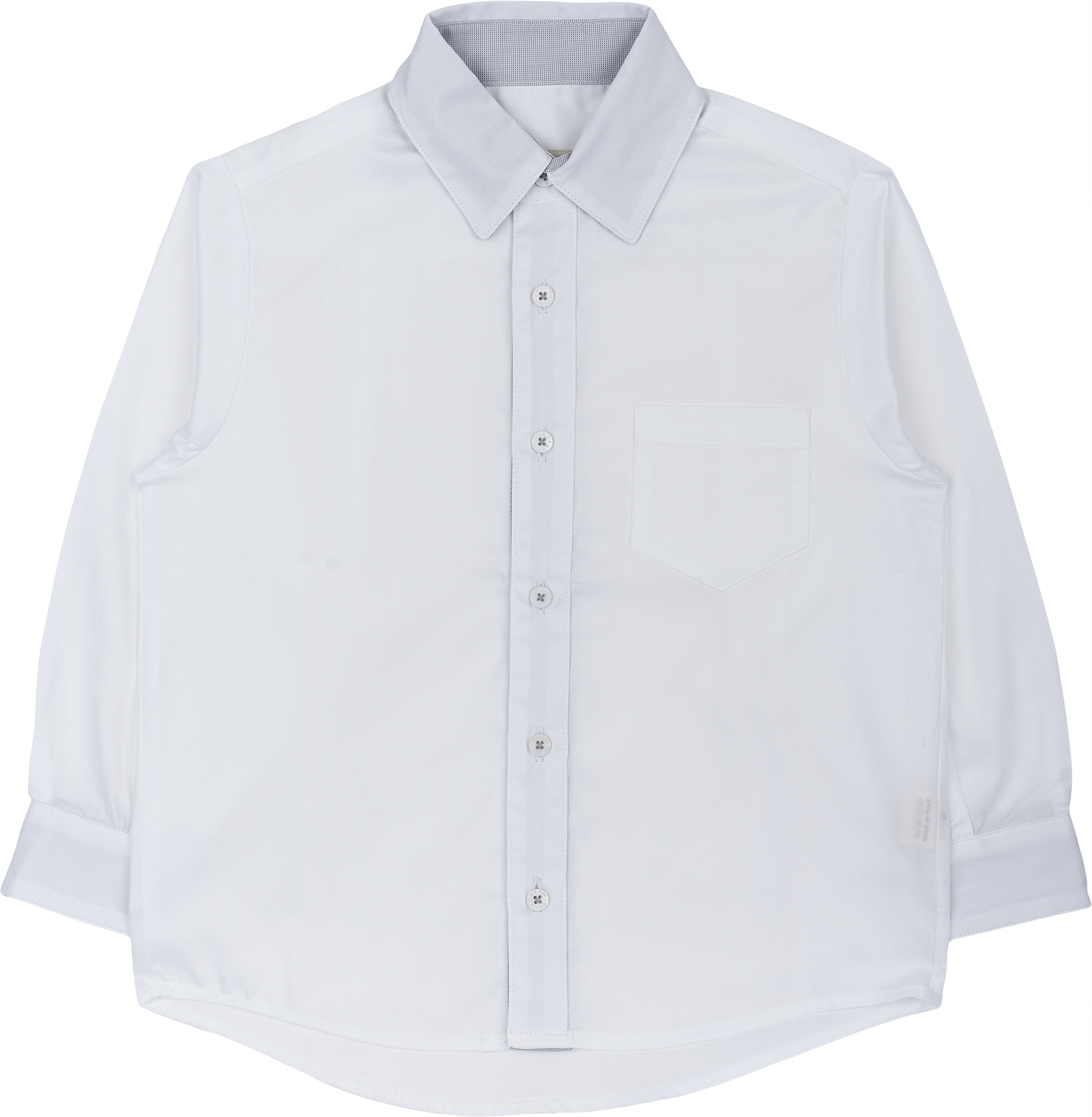 Boy - Hendrix 100% Cotton Classic Collar Shirt With Pocket And Internal Contrast