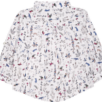 Baby Boy - Bruno 100% Cotton Grandad Shirt With Roll-Up Sleeves