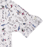Baby Boy - Bruno 100% Cotton Grandad Shirt With Roll-Up Sleeves