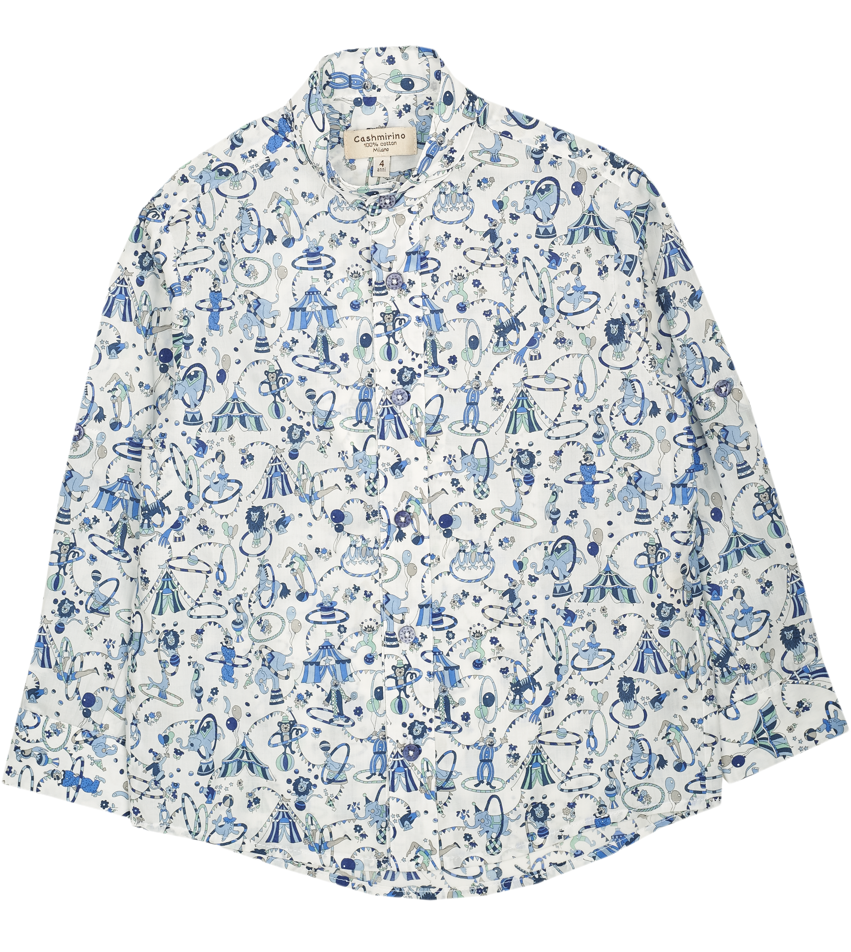 Boy - Bruno 100% Cotton Grandad Shirt