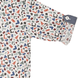Baby Boy - Oliver 100% Cotton Classic Shirt with Geometrical Pattern