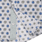 Baby Boy - Oliver 100% Cotton Classic Shirt with Geometrical Pattern