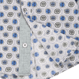 Baby Boy - Oliver 100% Cotton Classic Shirt with Geometrical Pattern