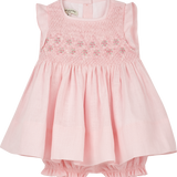 Baby Girl - Camilla 100% Linen Smocked Set