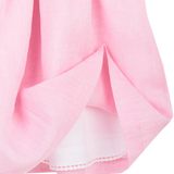Girl - 100% Linen Crossed Dress
