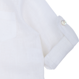 Boy - Ivan 100% Linen Classic Collar Shirt With Pocket