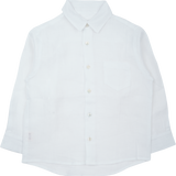 Boy - Ivan 100% Linen Classic Collar Shirt With Pocket
