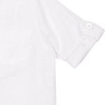 Baby Boy - Ivan 100% Linen Classic Collar Shirt With Pocket