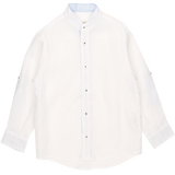 Boy - Marco 100% Linen grandad collar shirt