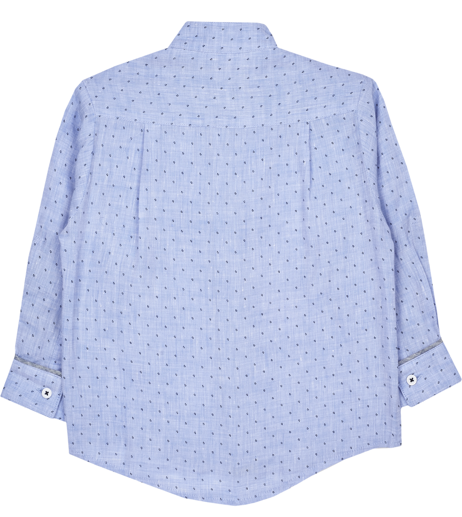 Boy - 100% Linen Grandad Collar Shirt – Cashmirino