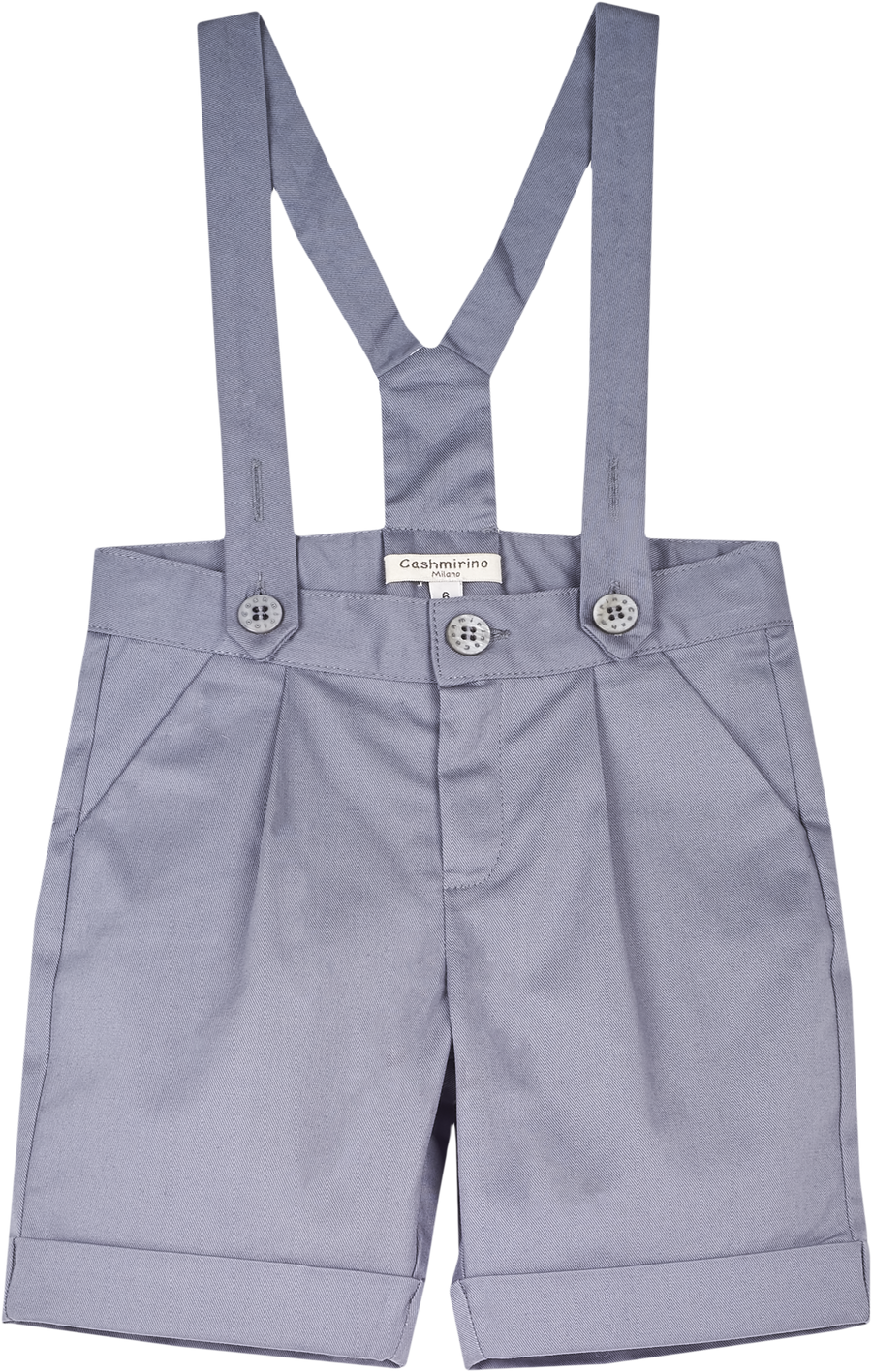 Baby Boy Oscar 100 Cotton Shorts With Braces Cashmirino