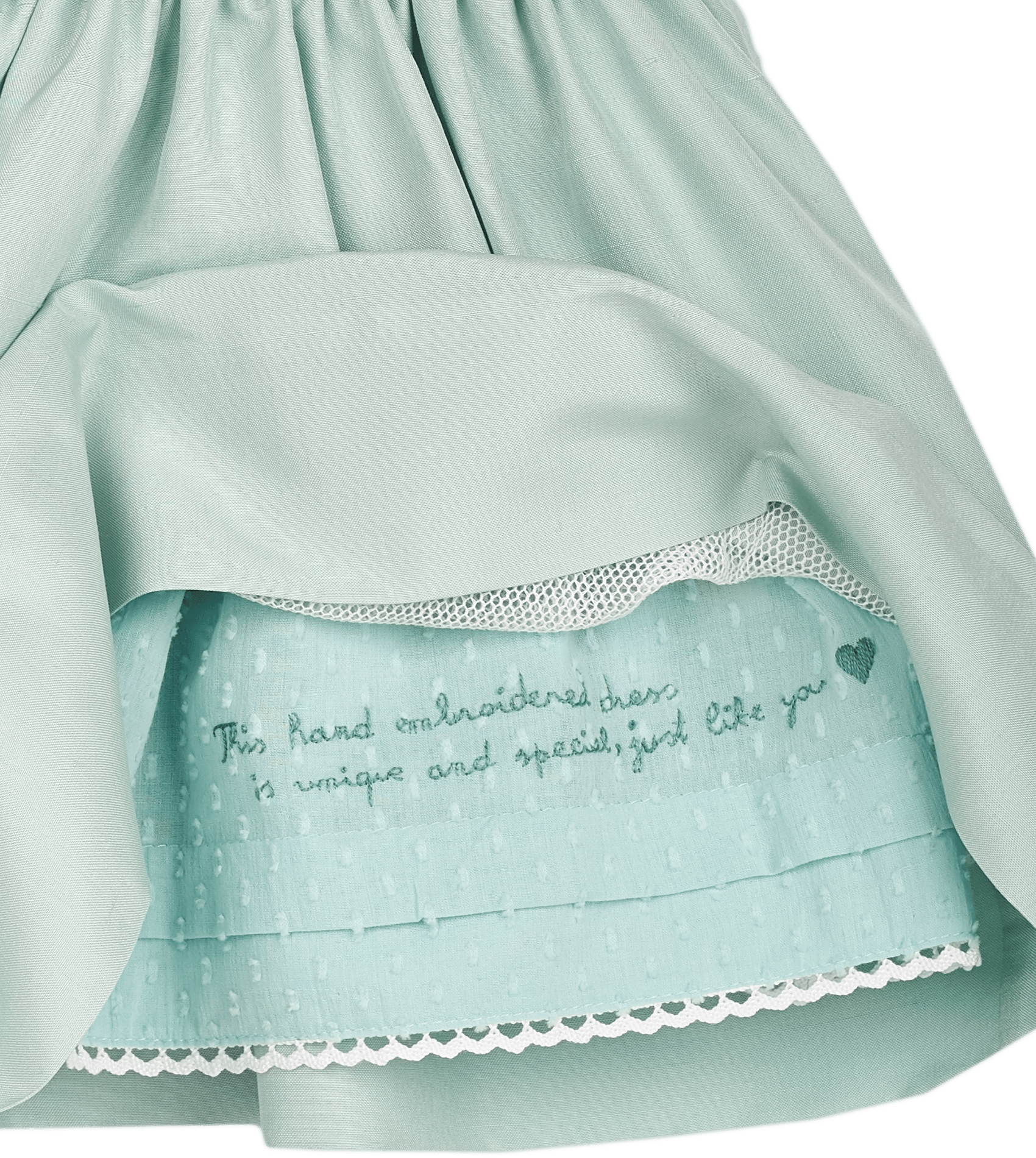 Girl - Beatrice Silk Hand Embroidered Smocked Dress