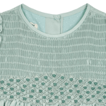 Girl - Beatrice Silk Hand Embroidered Smocked Dress