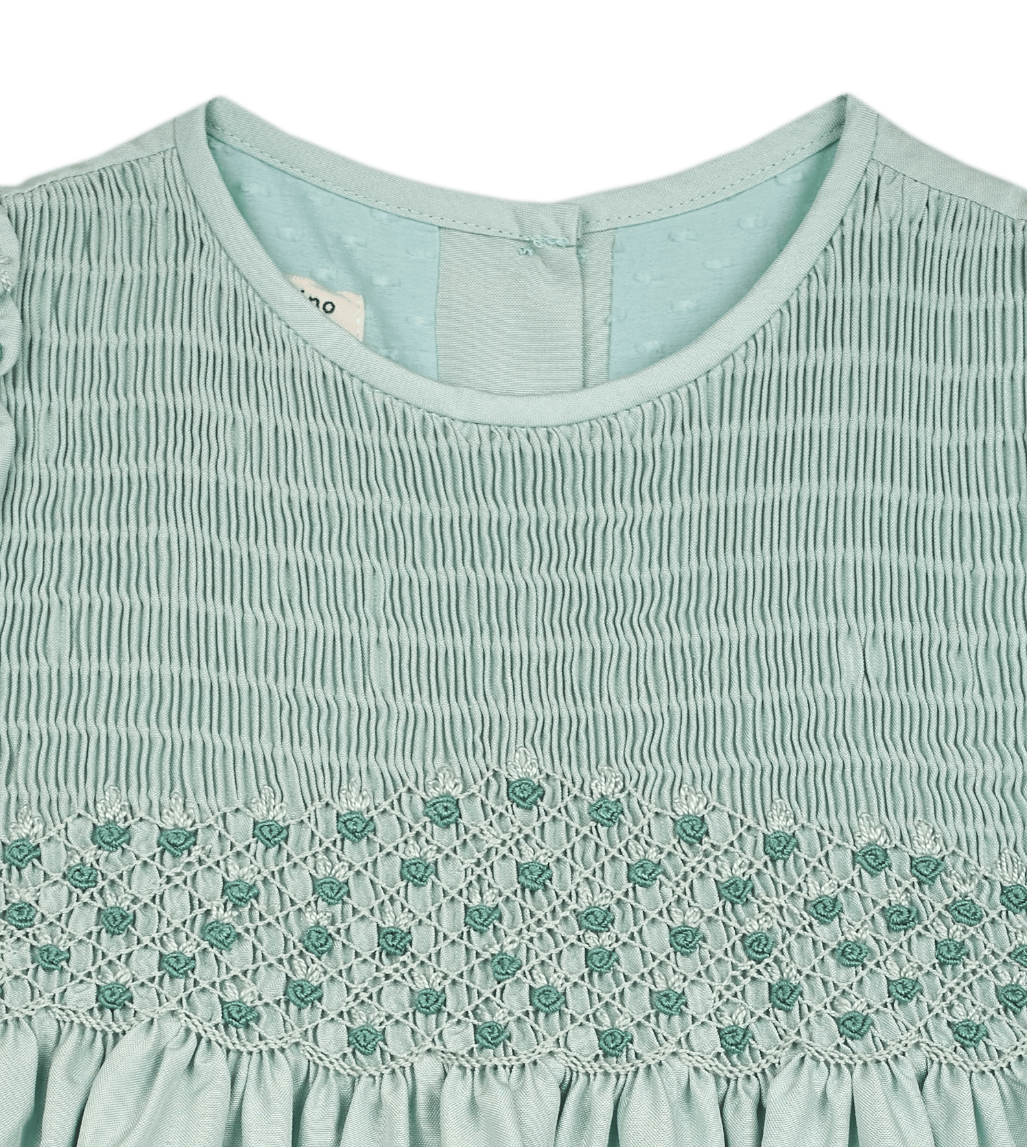 Girl - Beatrice Silk Hand Embroidered Smocked Dress