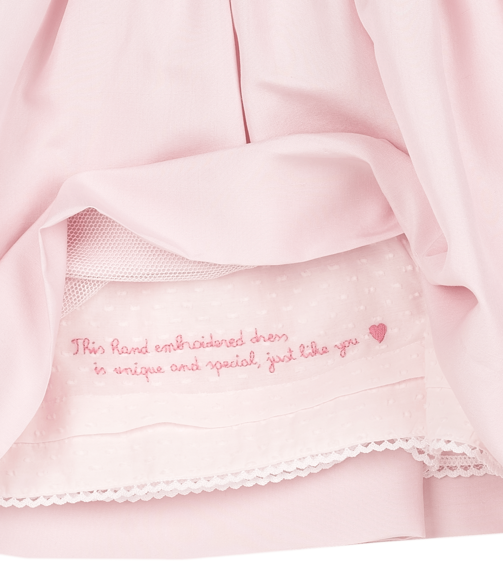 Girl - Beatrice Silk Hand Embroidered Smocked Dress