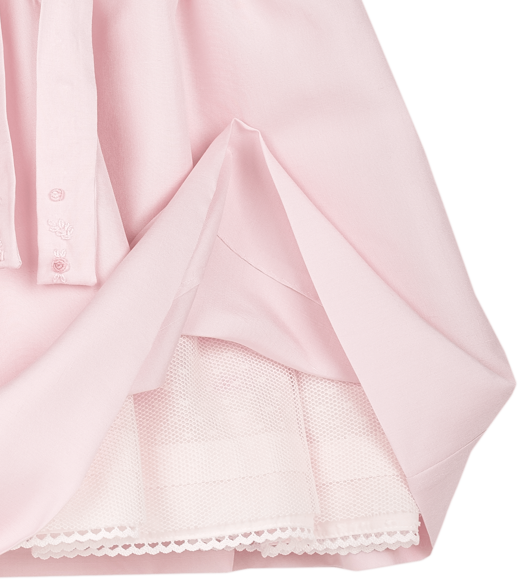 Girl - Beatrice Silk Hand Embroidered Smocked Dress