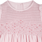 Girl - Beatrice Silk Hand Embroidered Smocked Dress