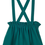 Girl - Sabrina 100% Wool Skirt With Braces