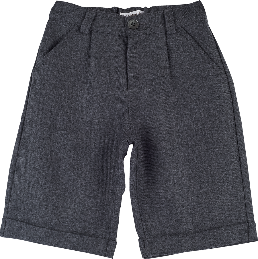 Boys smart 2025 grey shorts