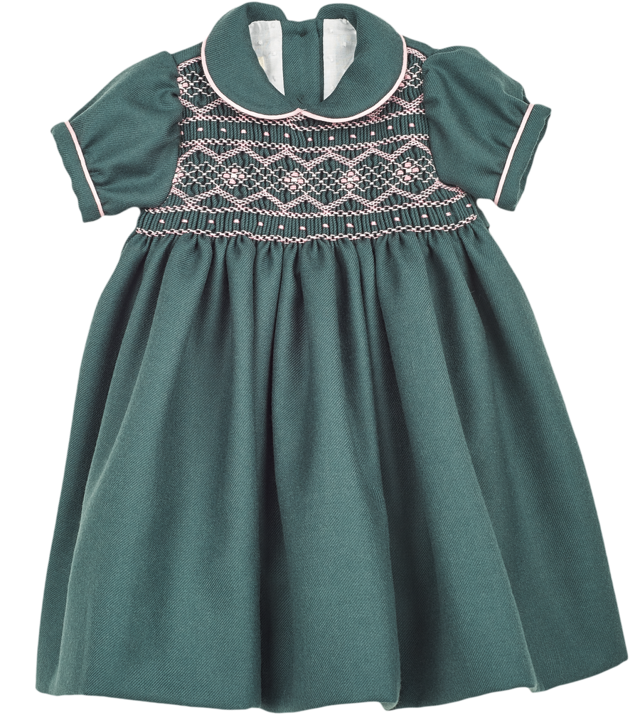 Smocked baby deals dresses christmas